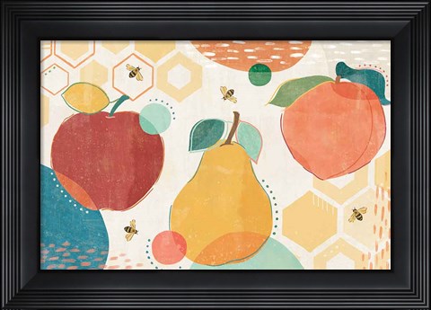 Framed Fruit Frenzy I Print