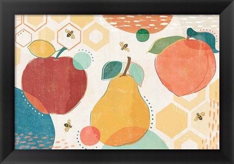 Framed Fruit Frenzy I Print