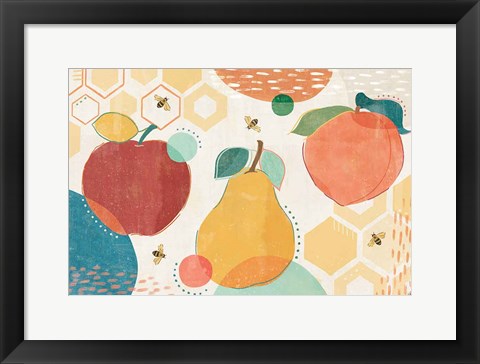 Framed Fruit Frenzy I Print