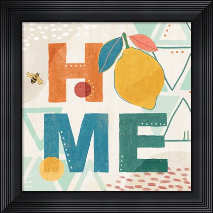 Framed Fruit Frenzy IX Print