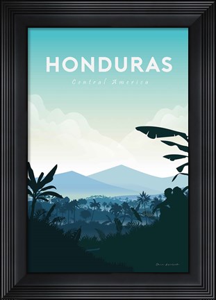 Framed Honduras Print