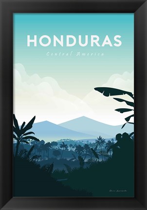 Framed Honduras Print