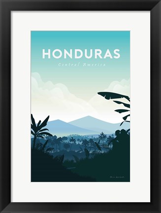 Framed Honduras Print