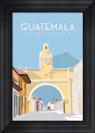 Framed Antigua Guatemala Print