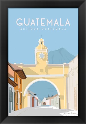 Framed Antigua Guatemala Print