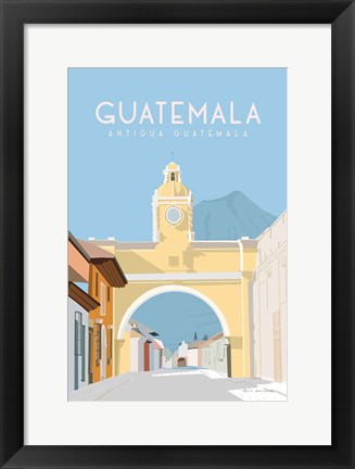 Framed Antigua Guatemala Print