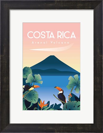 Framed Costa Rica Print