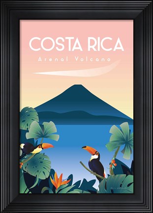 Framed Costa Rica Print