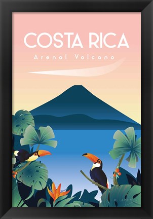 Framed Costa Rica Print