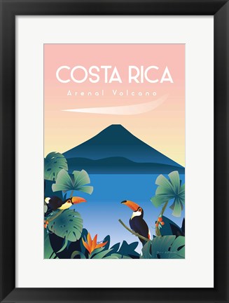 Framed Costa Rica Print