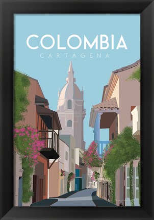 Framed Colombia Print