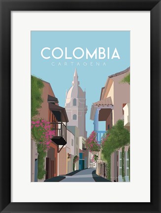 Framed Colombia Print