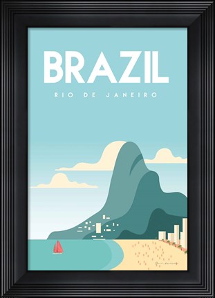Framed Brazil Print