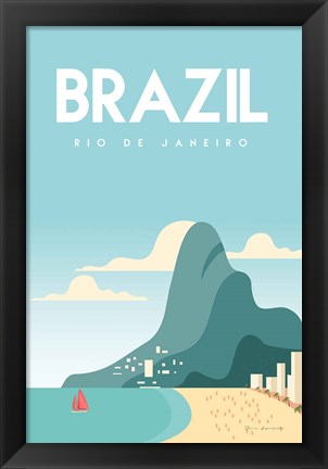 Framed Brazil Print