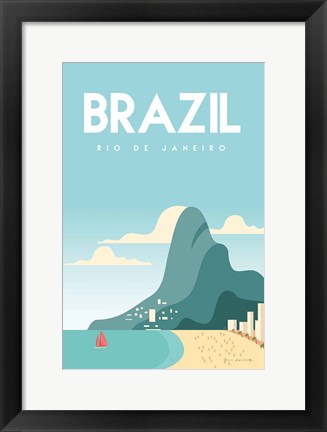 Framed Brazil Print