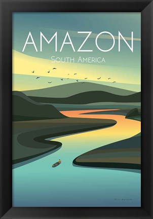 Framed Amazon Print