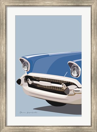 Framed American Vintage Car II Print