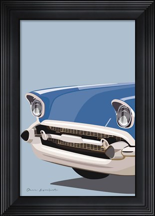 Framed American Vintage Car II Print