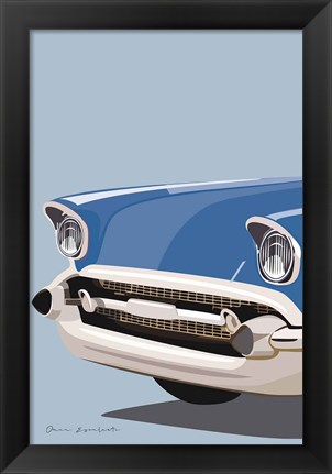 Framed American Vintage Car II Print