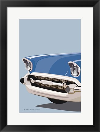 Framed American Vintage Car II Print