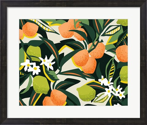 Framed Sweet Orange Lime Print