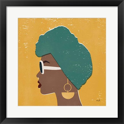 Framed Kenya Couture II Bright Print