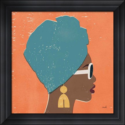 Framed Kenya Couture I Bright Print