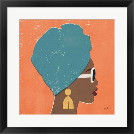 Framed Kenya Couture I Bright Print