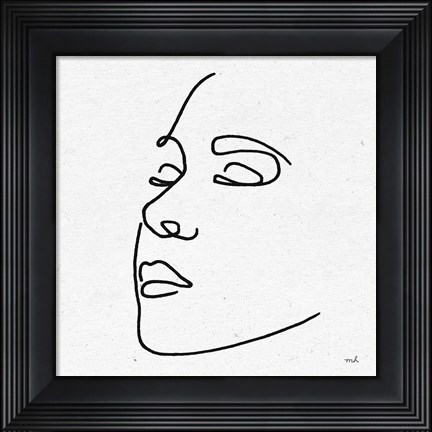 Framed Island Breeze II BW Print