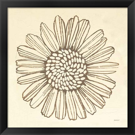Framed Farmhouse Sunflower Print