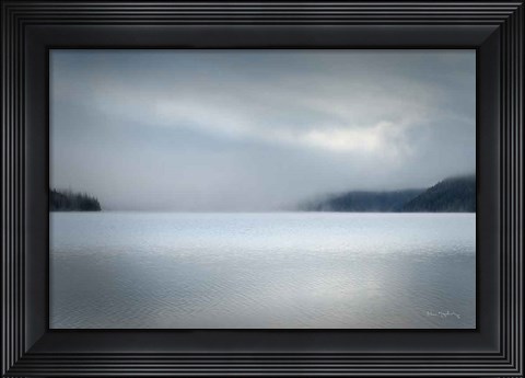 Framed Lake Reflection Idaho Print