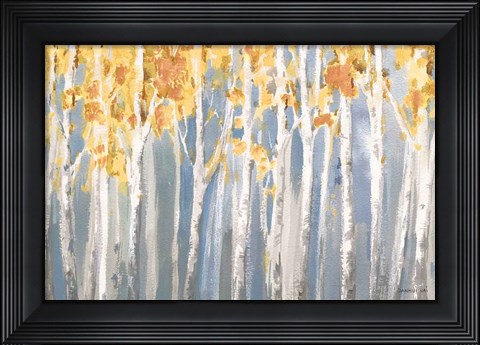Framed Golden Birches Spice Print