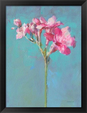 Framed Modern Freesia I Print