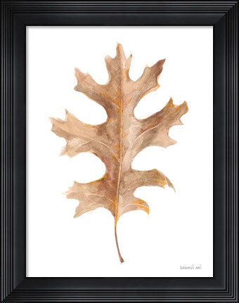 Framed Fallen Leaf I Print