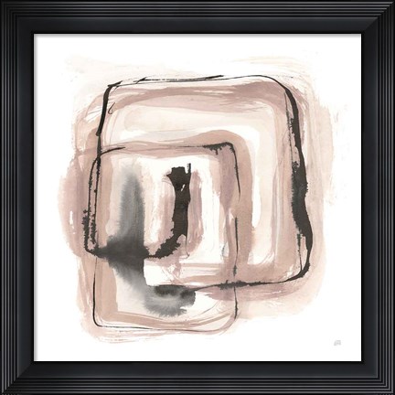 Framed Lost in Squares III Print