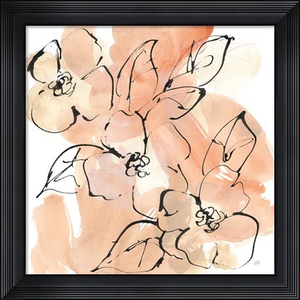 Framed Terracotta Neutrals II Print