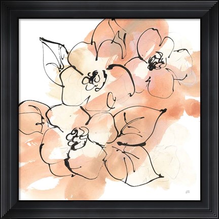Framed Terracotta Neutrals I Print