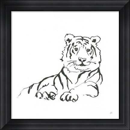 Framed African Animals IV Print