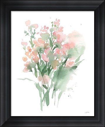Framed Vibrant Blooms II Print