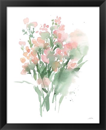 Framed Vibrant Blooms II Print
