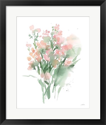 Framed Vibrant Blooms II Print