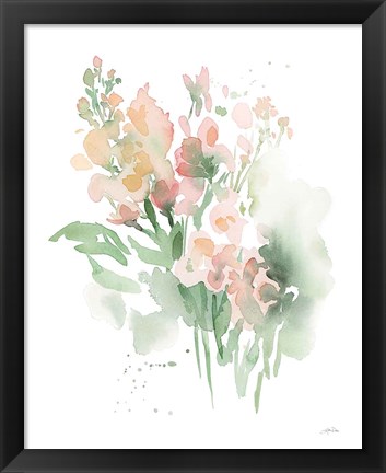 Framed Vibrant Blooms I Print