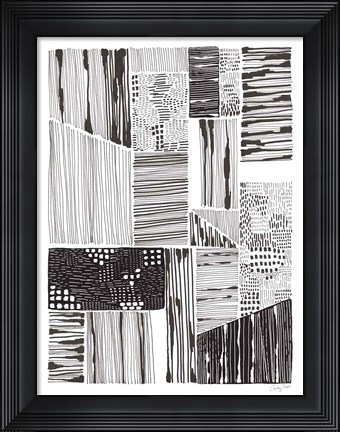 Framed Lined Up IV Print