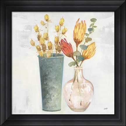 Framed Autumn Greenhouse V Print