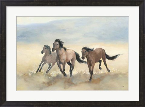 Framed Wild Mustangs Print