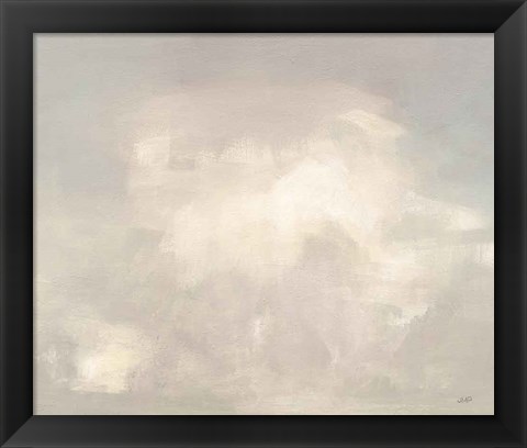 Framed Ashore Clouds Neutral Print