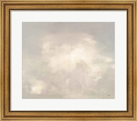 Framed Ashore Clouds Neutral Print