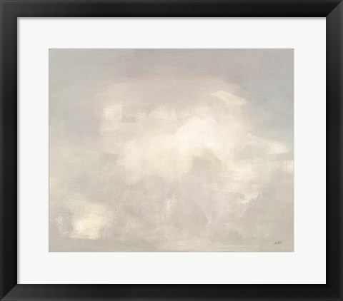 Framed Ashore Clouds Neutral Print