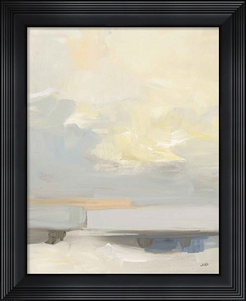 Framed Where Land Meets Sky Print