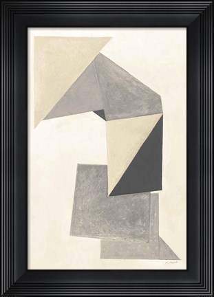 Framed Paper Trail Neutral Print